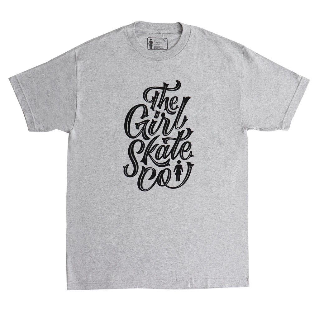 Camiseta Girl Skateboards Skate Co - Cinza