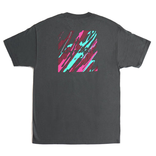 Camiseta Chocolate Skateboards Square Camouflage - Chumbo