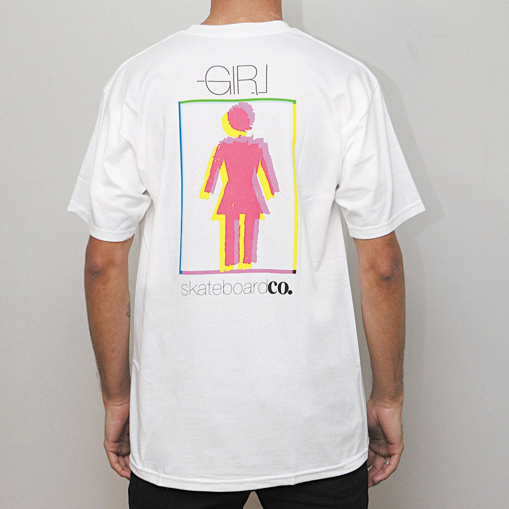 Camiseta Girl Skateboards Modern Skate - Branca
