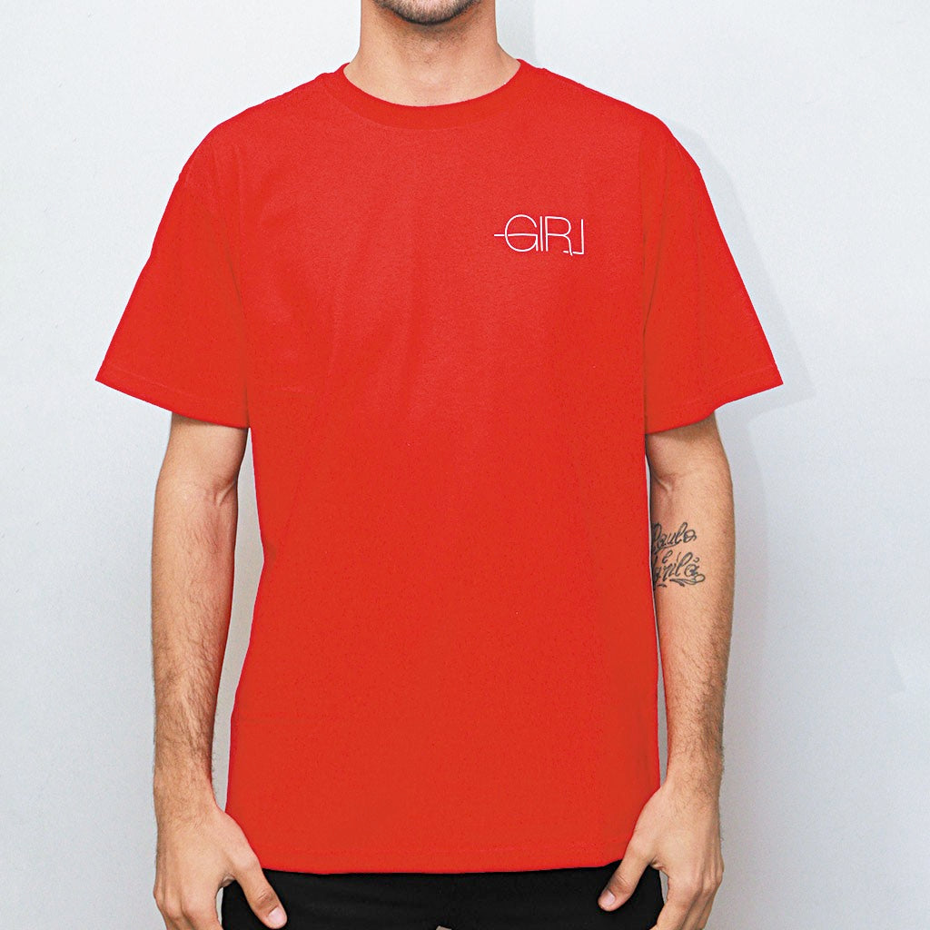 Camiseta Girl Skateboards Modern Skate - Vermelha