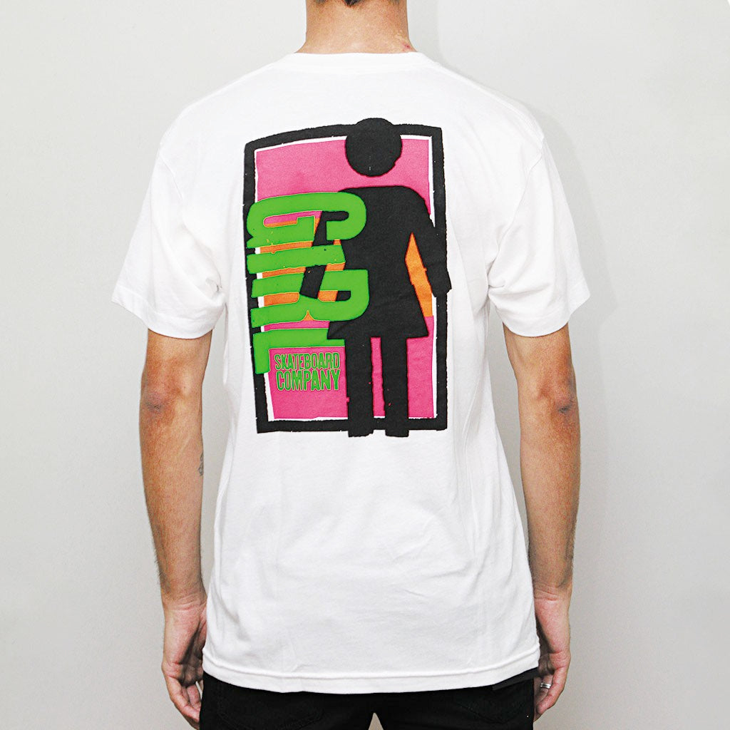 Camiseta Girl Skateboards Big Og - Branca