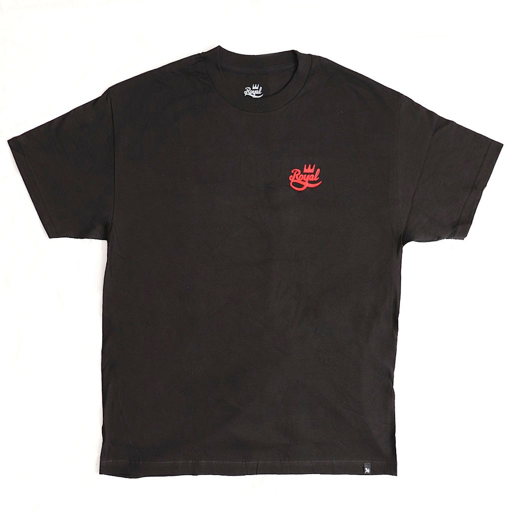 Camiseta Royal Trucks Quality Tee - Preta / Vermelho