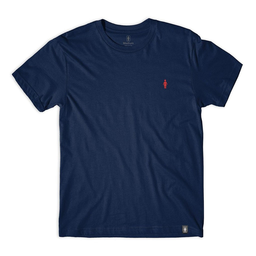 Camiseta Girl Skateboards Micro OG Embroidery - Marinho