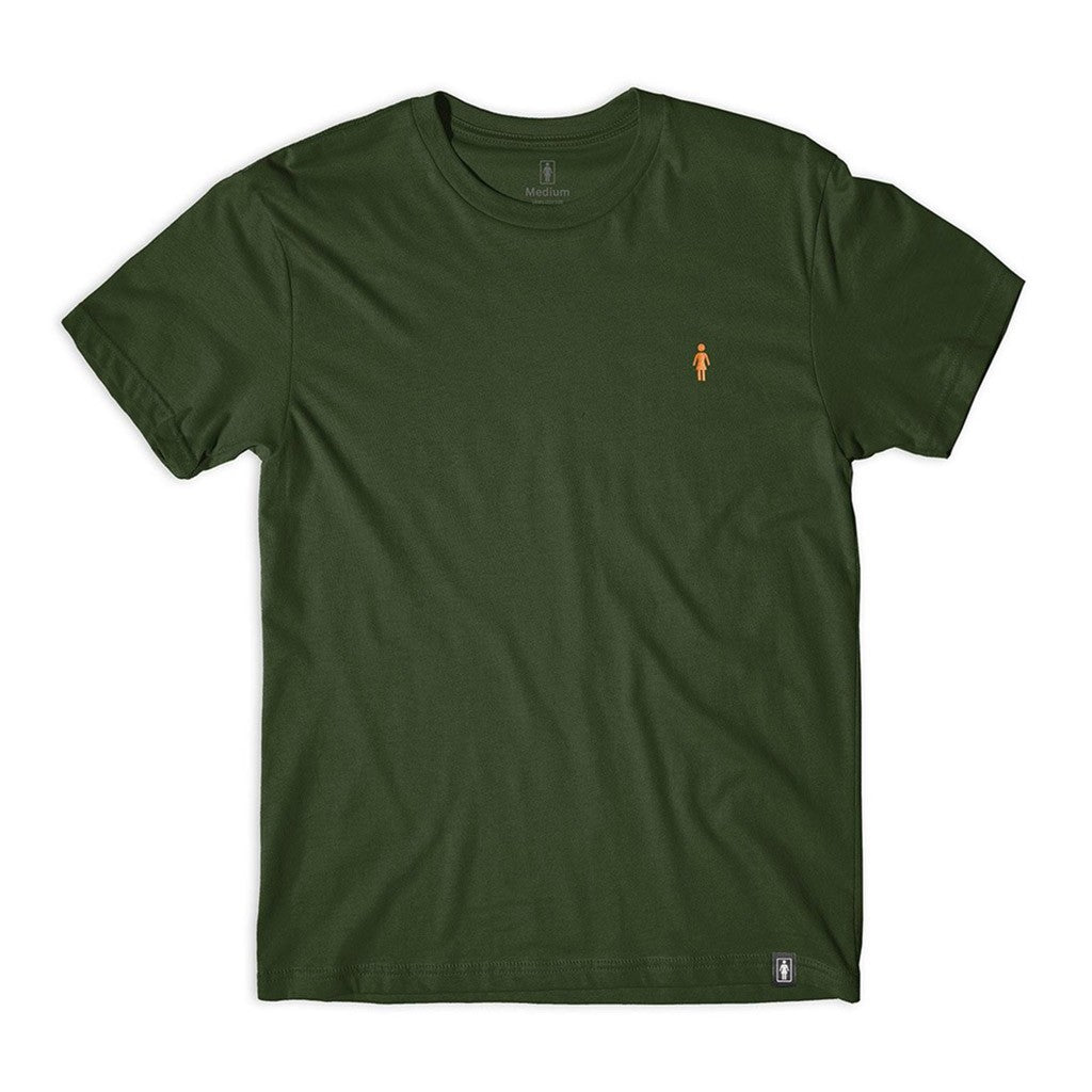 Camiseta Girl Skateboards Micro OG Embroidery - Verde