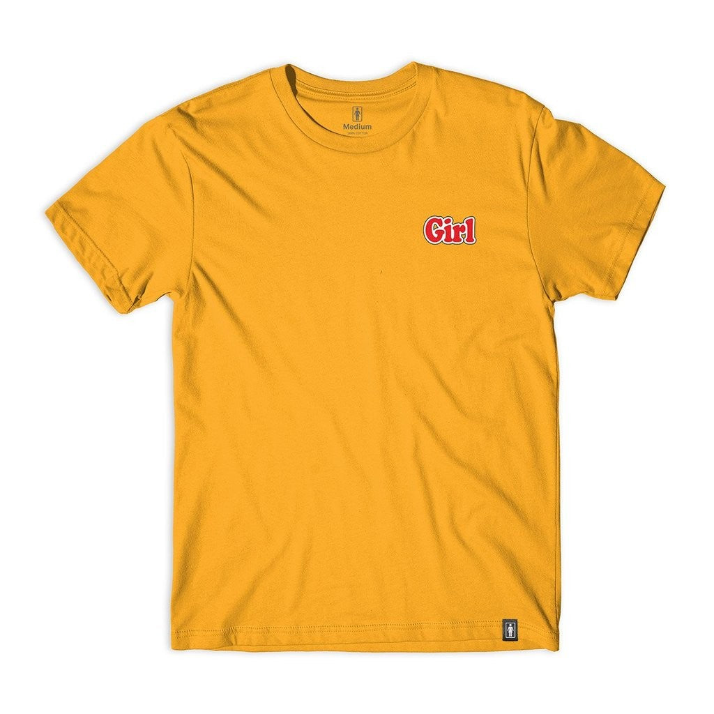 Camiseta Girl Skateboards Orphan - Amarelo