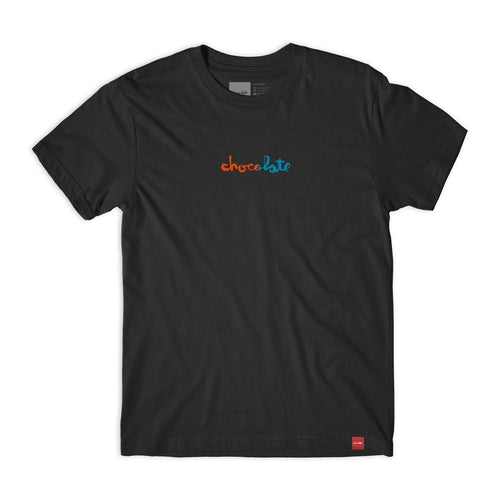 Camiseta Chocolate Skateboards Half Chunk Tee - Preta