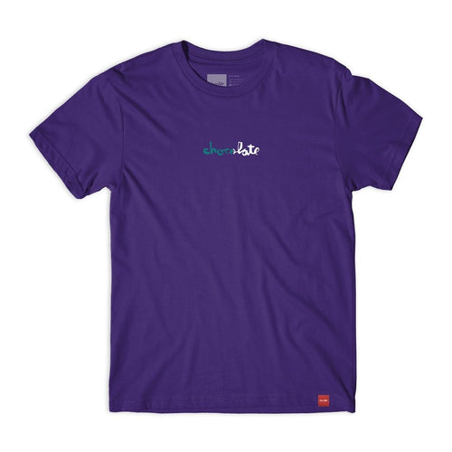 Camiseta Chocolate Skateboards Half Chunk Tee - Roxo