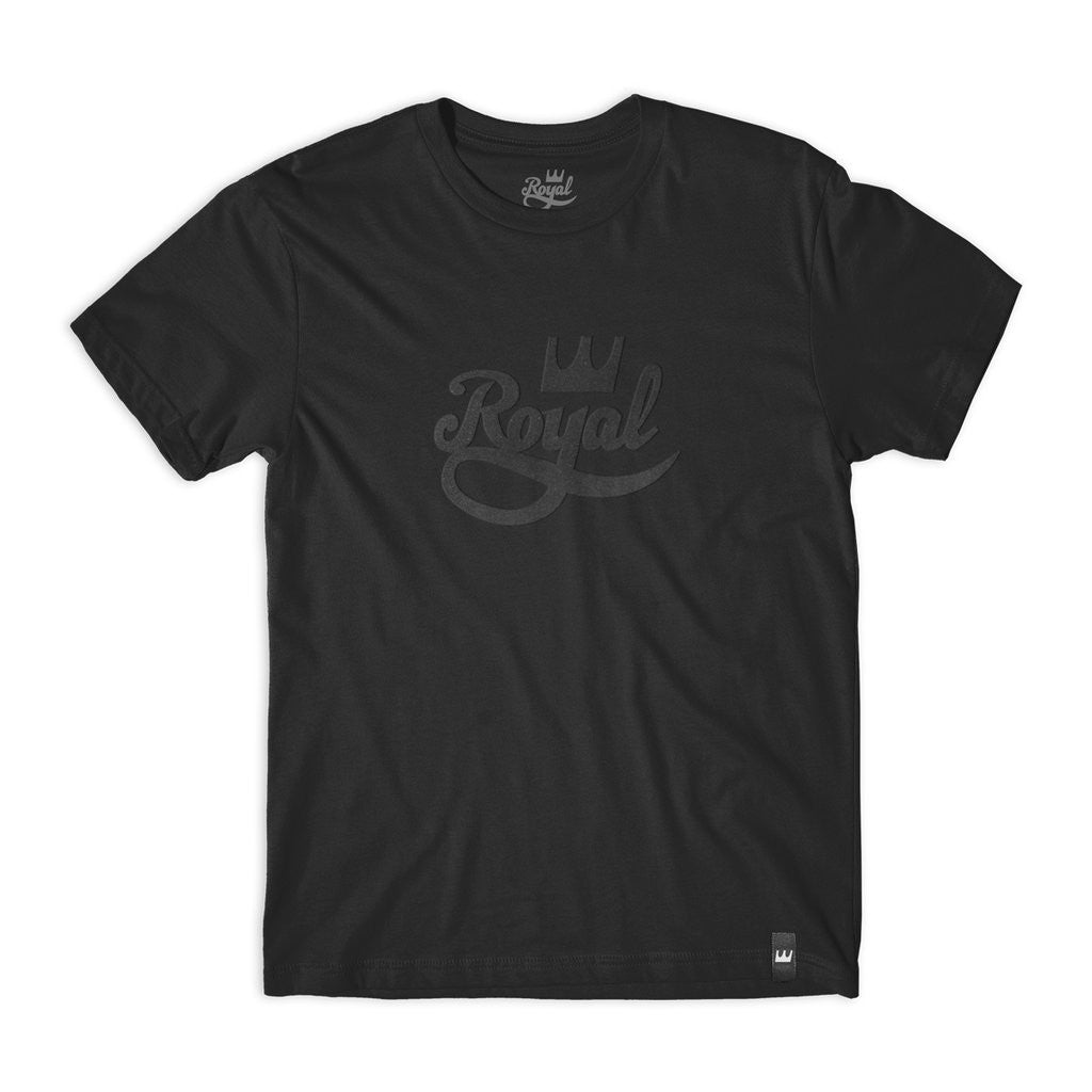 Camiseta Royal Trucks Script Tee - Preta