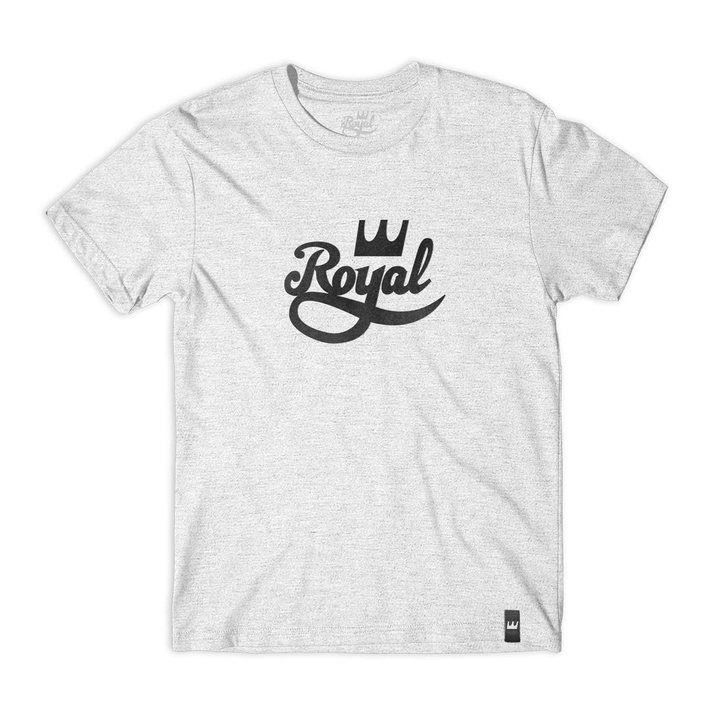Camiseta Royal Trucks Script Tee - Cinza