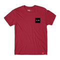 Camiseta Chocolate Skateboards Square - Vermelho
