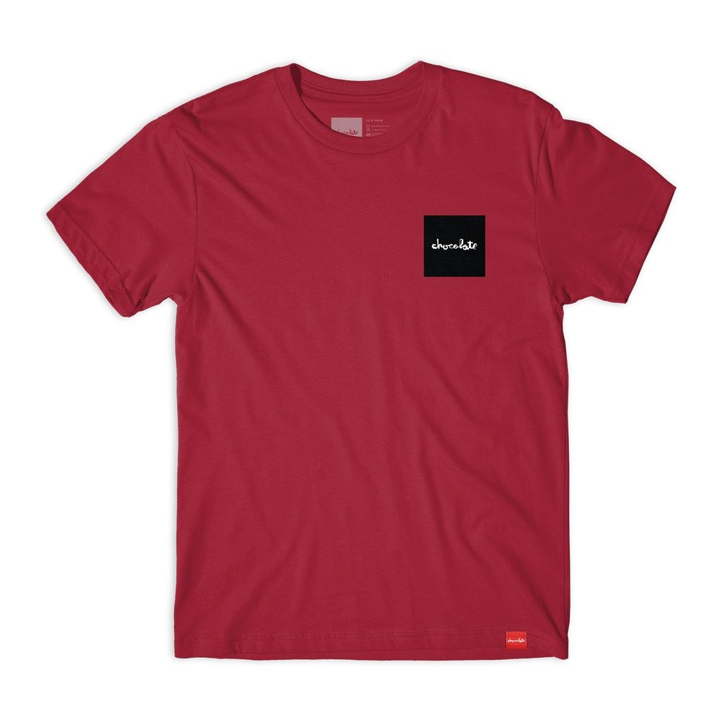 Camiseta Chocolate Skateboards Square - Vermelho