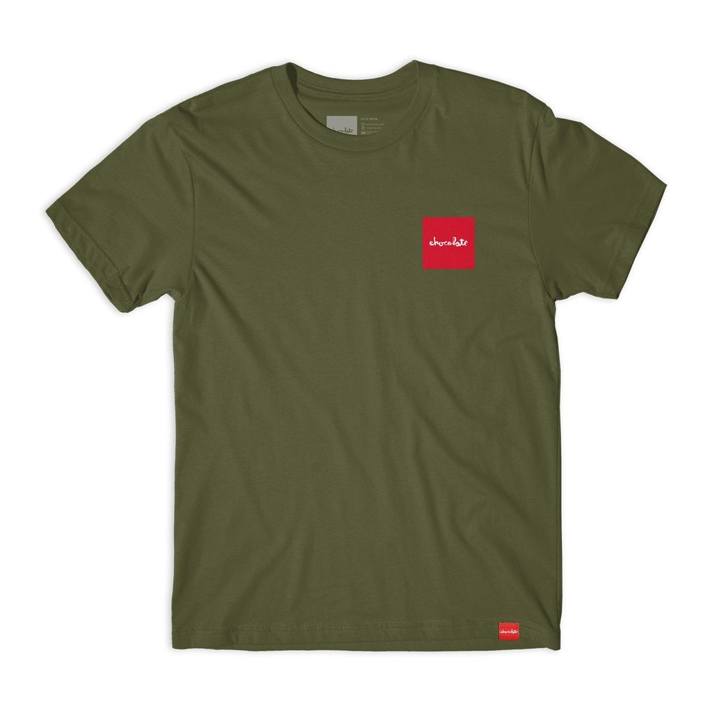 Camiseta Chocolate Skateboards Square - Verde