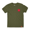 Camiseta Chocolate Skateboards Square - Verde