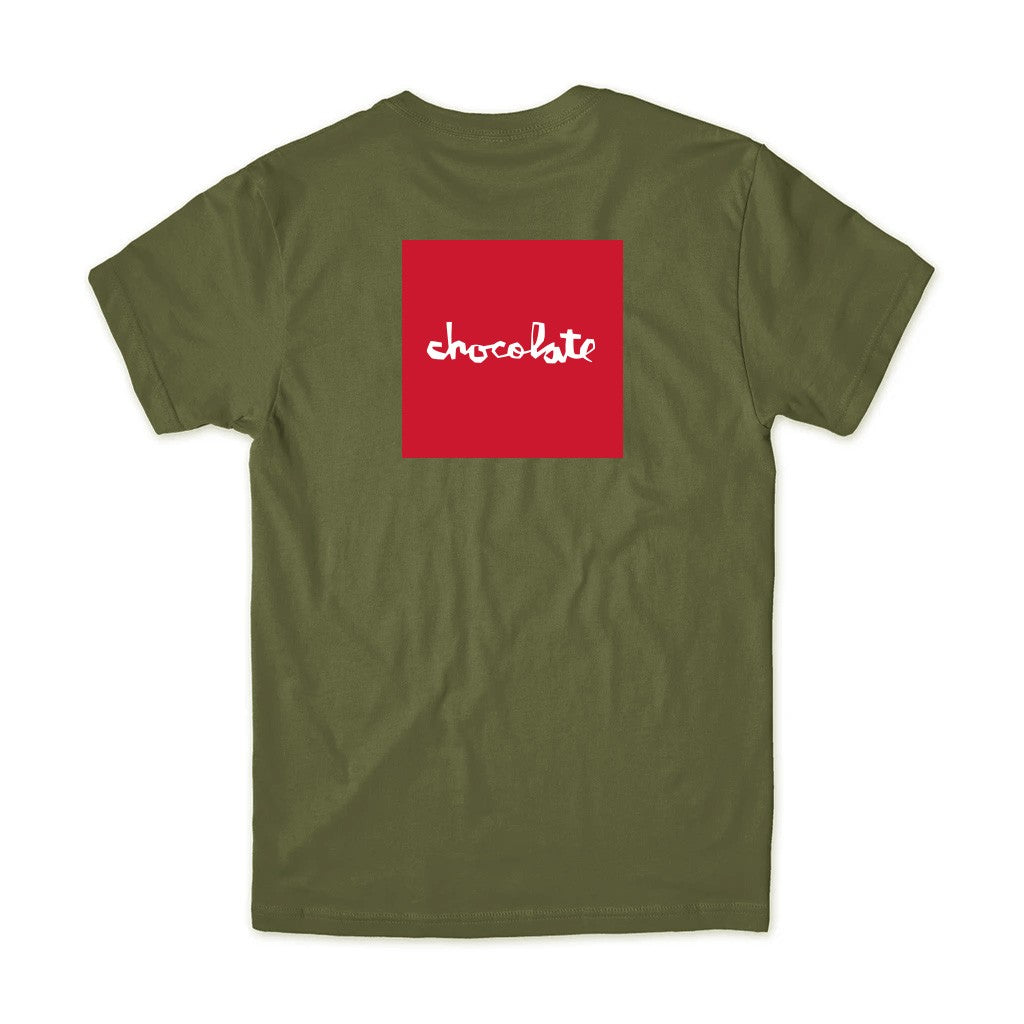 Camiseta Chocolate Skateboards Square - Verde