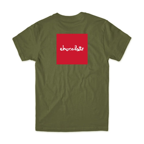 Camiseta Chocolate Skateboards Square - Verde