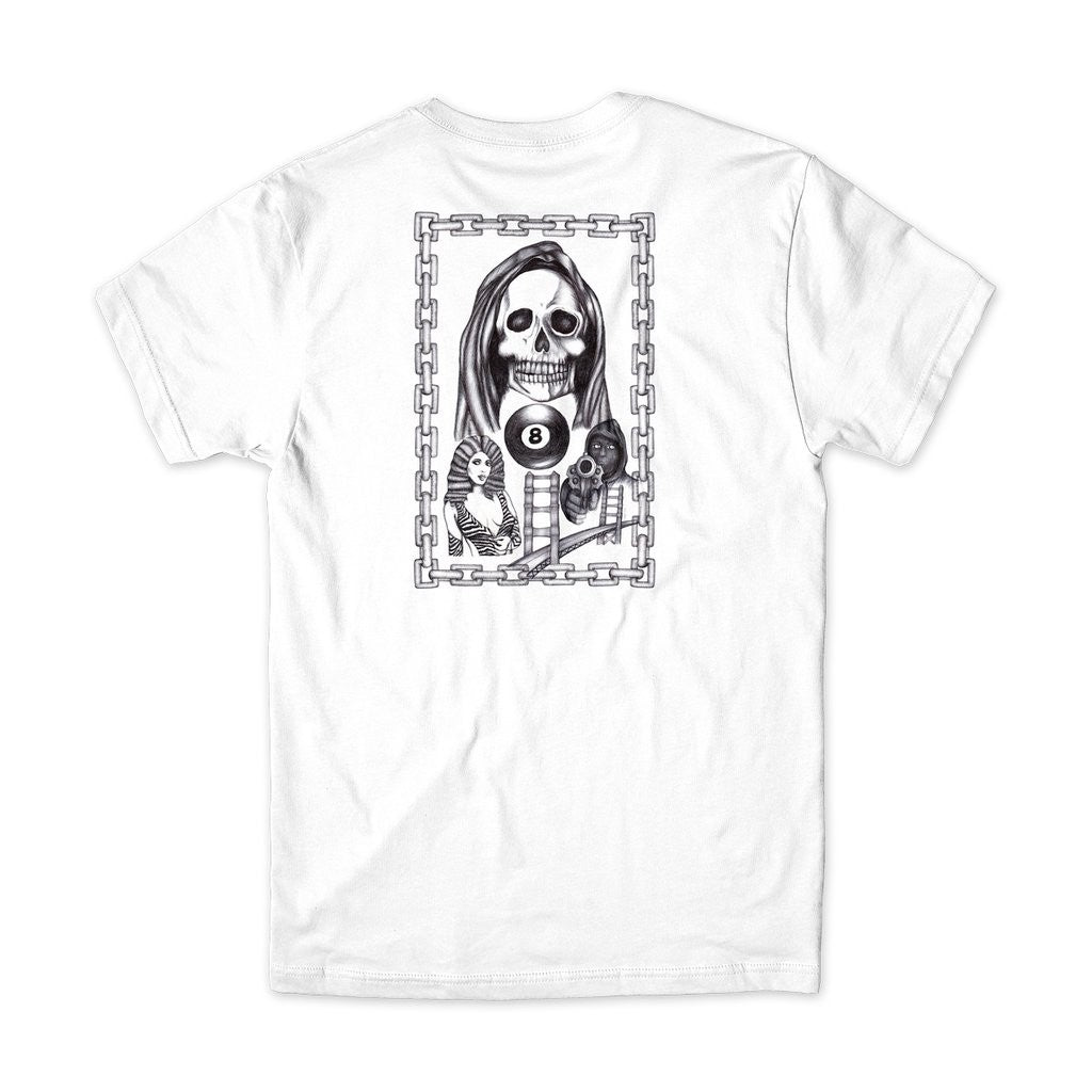 Camiseta Chocolate Skateboards Chocolate Big City Big - Branco