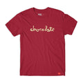 Camiseta Chocolate Skateboards Chunk Youth - Bordô