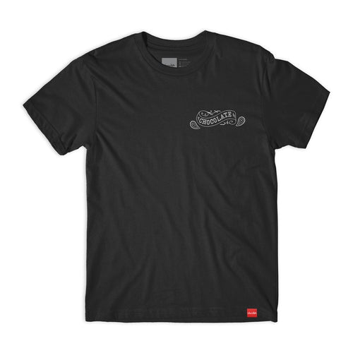Camiseta Chocolate Skateboards Bandana - Preta