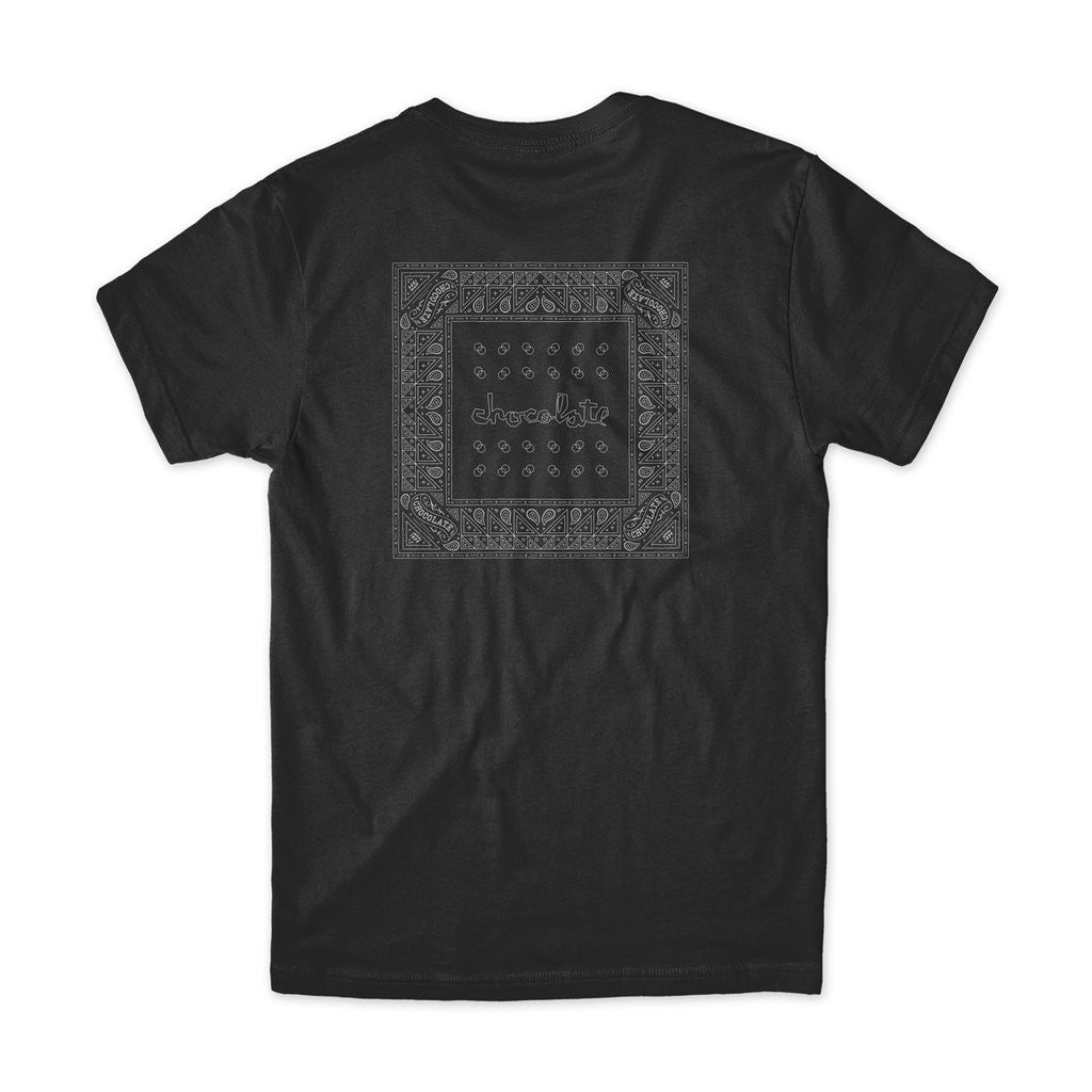 Camiseta Chocolate Skateboards Bandana - Preta