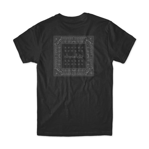 Camiseta Chocolate Skateboards Bandana - Preta