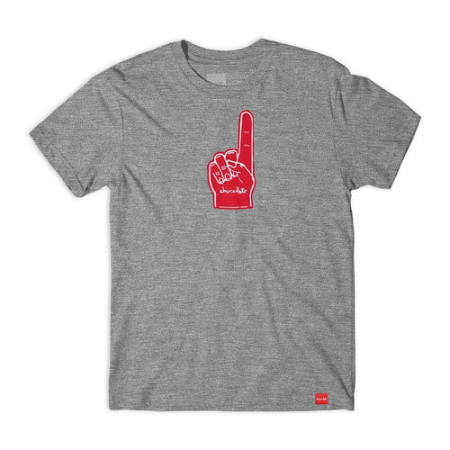 Camiseta Chocolate Skateboards No1 Athletic Heather - Cinza