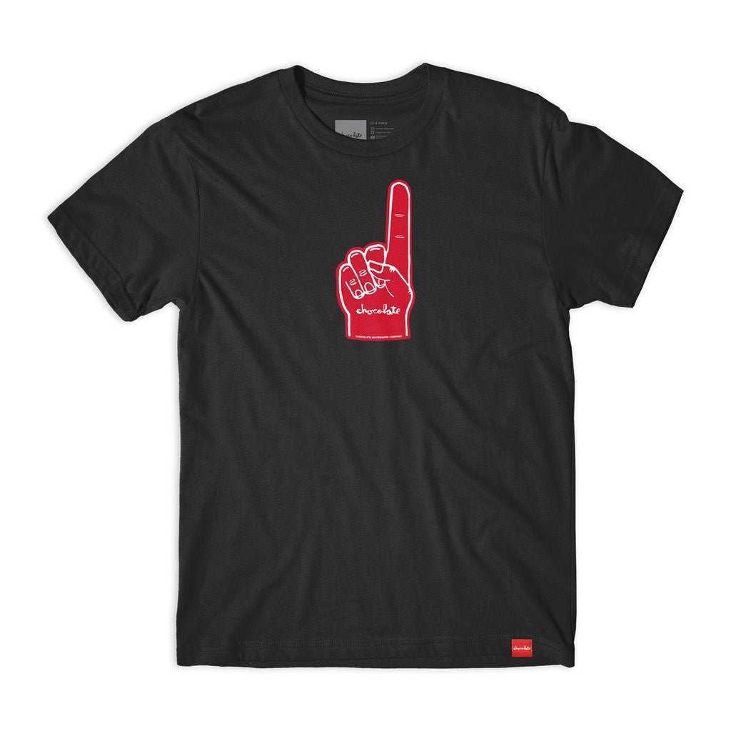 Camiseta Chocolate Skateboards No1 Athletic Heather - Preta