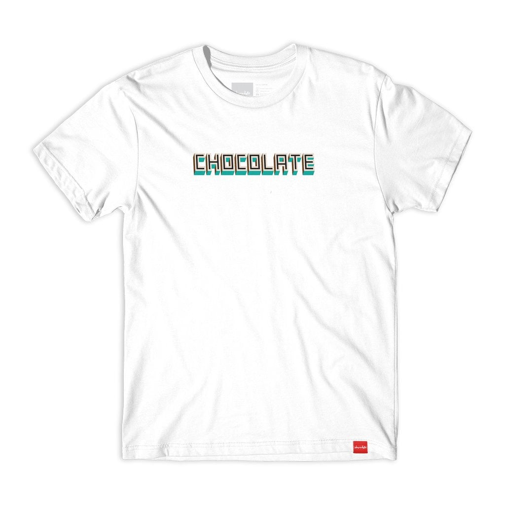 Camiseta Chocolate Skateboards Bar - Branca