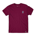 Camiseta Girl Skateboards Duo OG Tee - Bordô