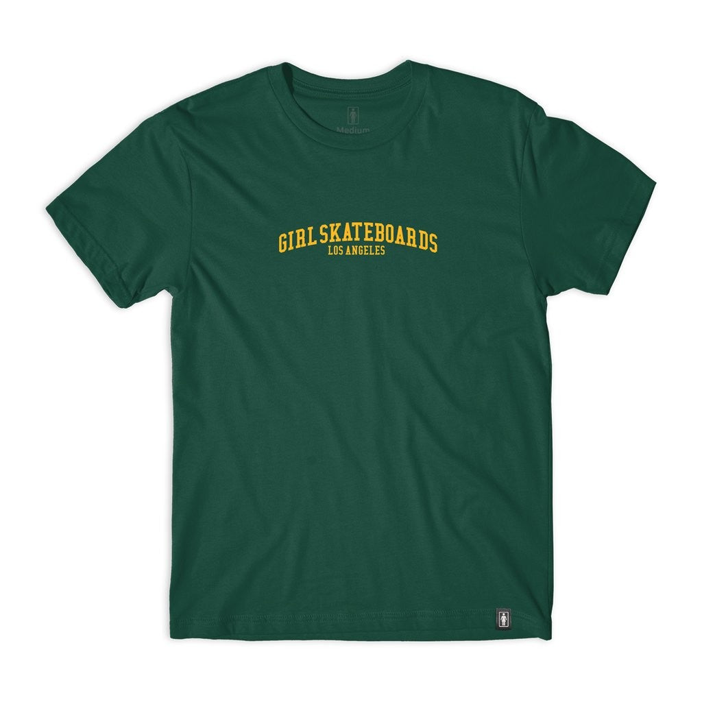 Camiseta Girl Skateboards Team - Verde Escuro