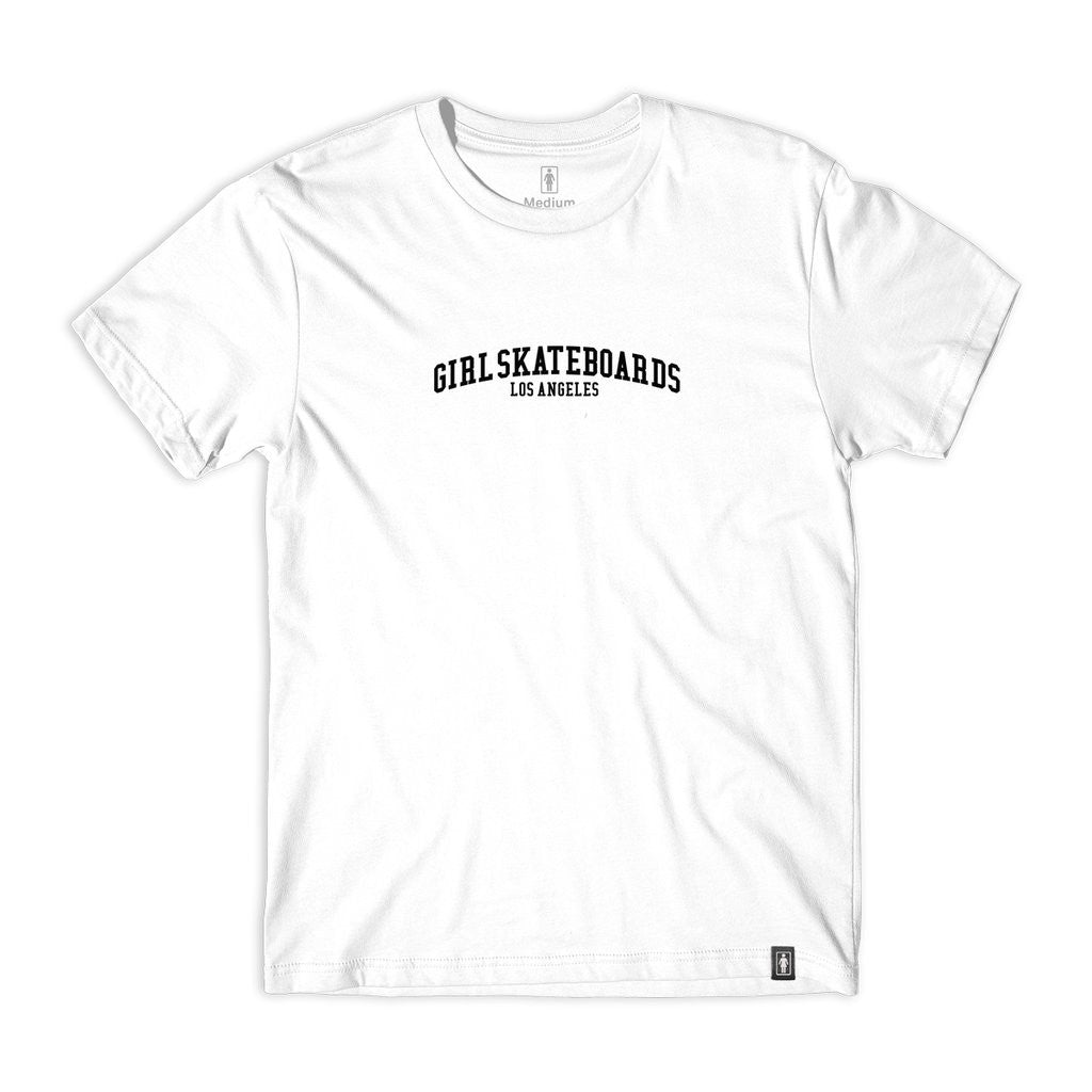 Camiseta Girl Skateboards Team - Branco