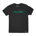 Camiseta Chocolate Skateboards Chunk - Preta / Verde