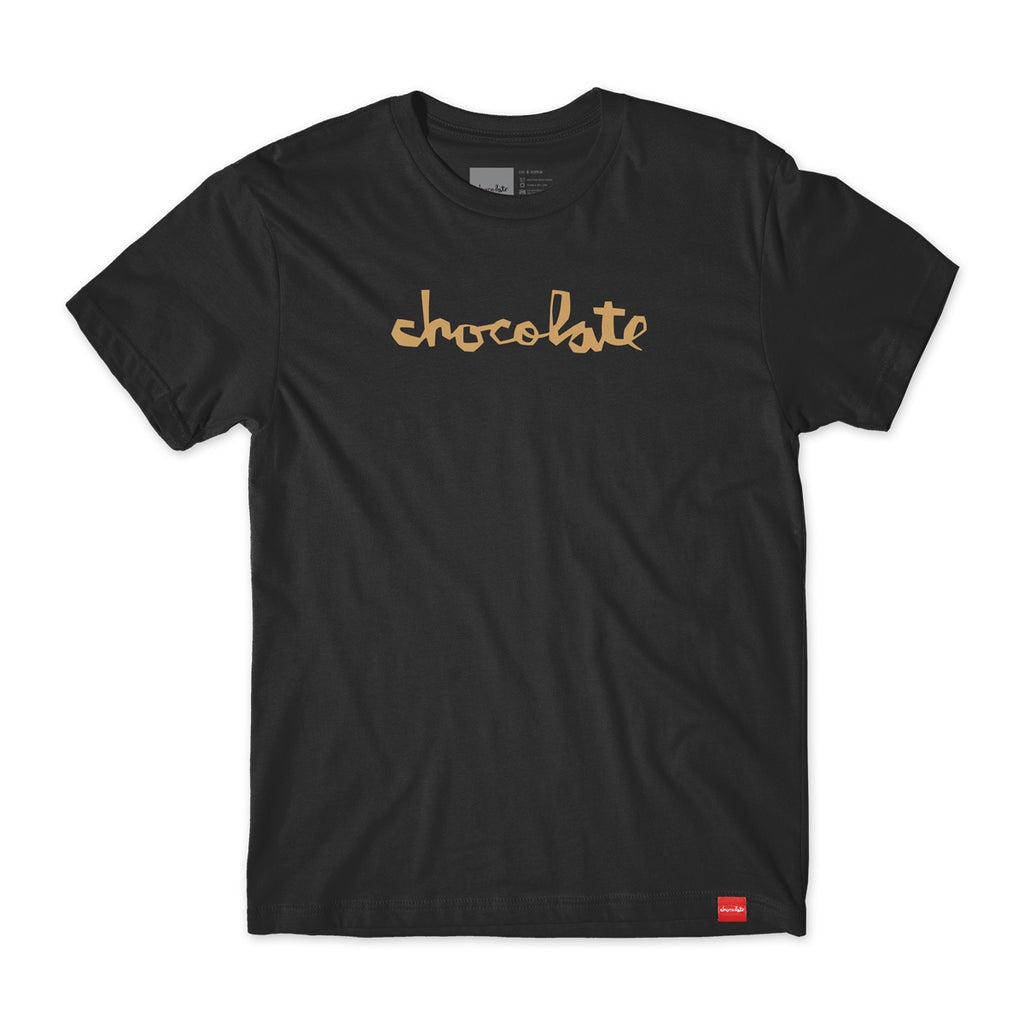 Camiseta Chocolate Skateboards Chunk - Preto / Bege