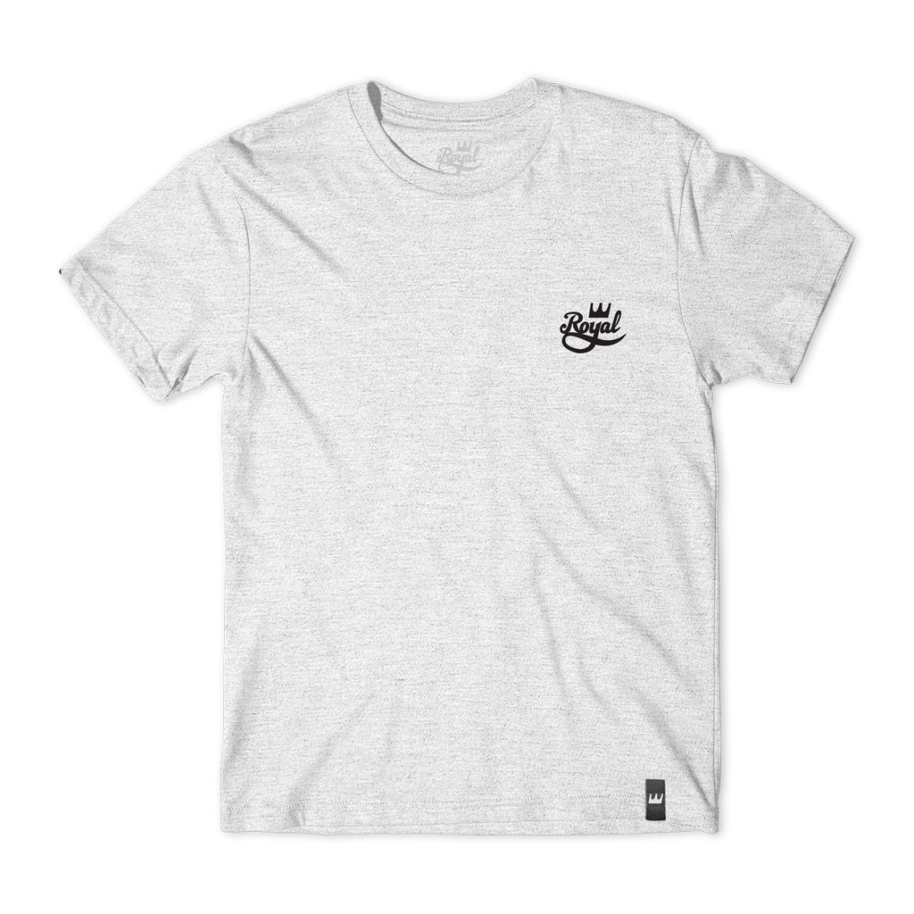 Camiseta Royal Trucks Script Tee Ash - Cinza Mescla