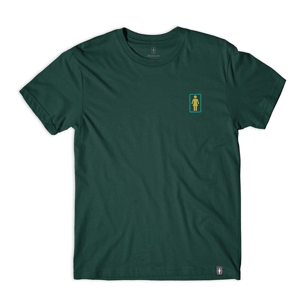 Camiseta Girl Skateboards Duo OG Tee - Verde