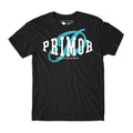 Camiseta Primor Skateboards Bulge - Preto / Branco / Azul