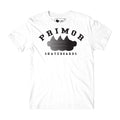 Camiseta Primor Skateboards Three Speed Head - Branco / Preto
