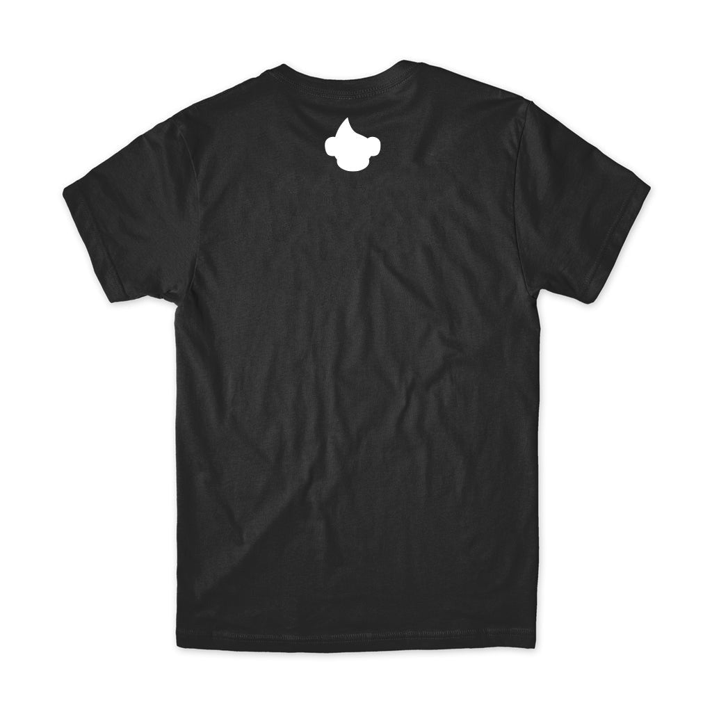 Camiseta Primor Skateboards Script - Preto / Branco