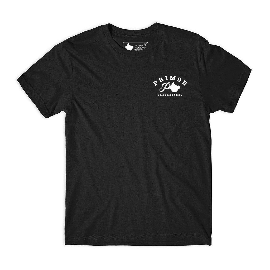 Camiseta Primor Skateboards P Head - Preto / Branco