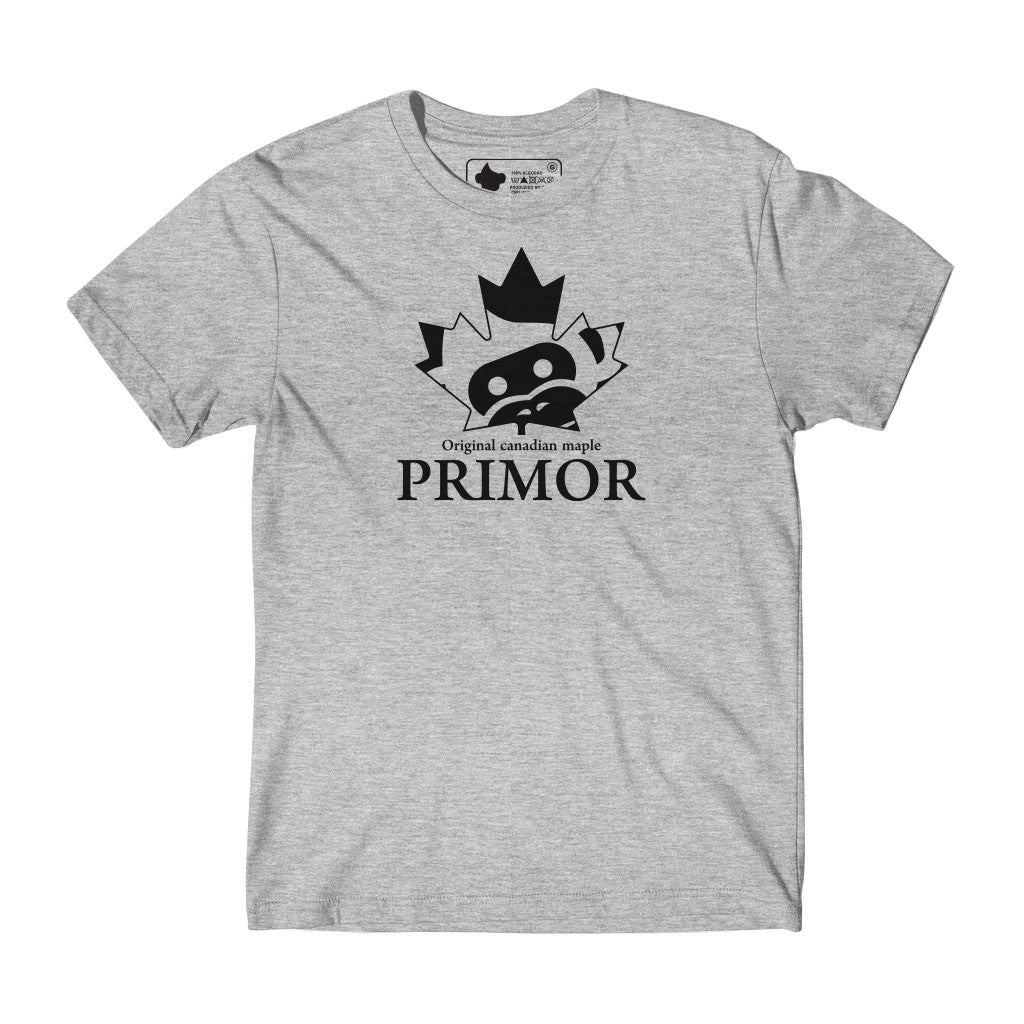 Camiseta Primor Skateboards Mask Maple - Cinza / Preto