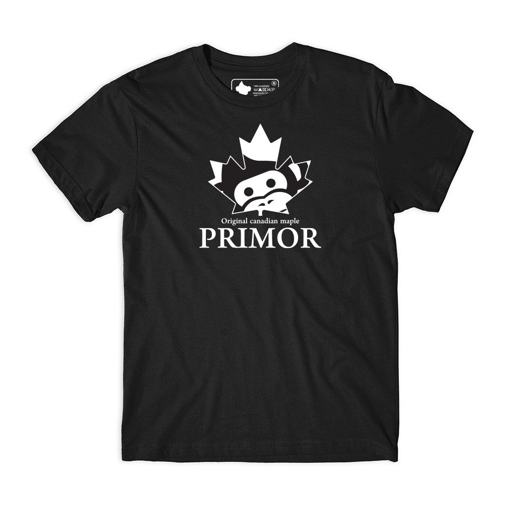 Camiseta Primor Skateboards Mask Maple - Preto / Branco