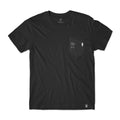 Camiseta Girl Skateboards Detailed Pocket - Preto