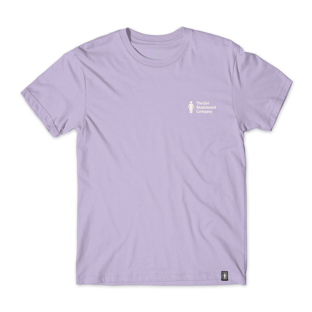 Camiseta Girl Skateboards OG Company - Lilás