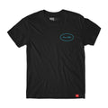 Camiseta Chocolate Skateboards Oval - Preto