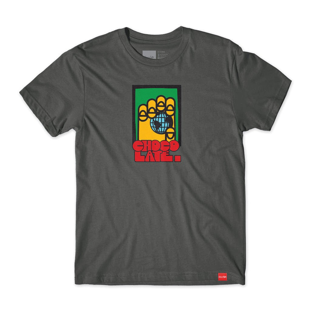 Camiseta Chocolate Skateboards Worldwide - Chumbo