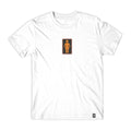 Camiseta Girl Skateboards Center OG - Branco / Preto / Laranja