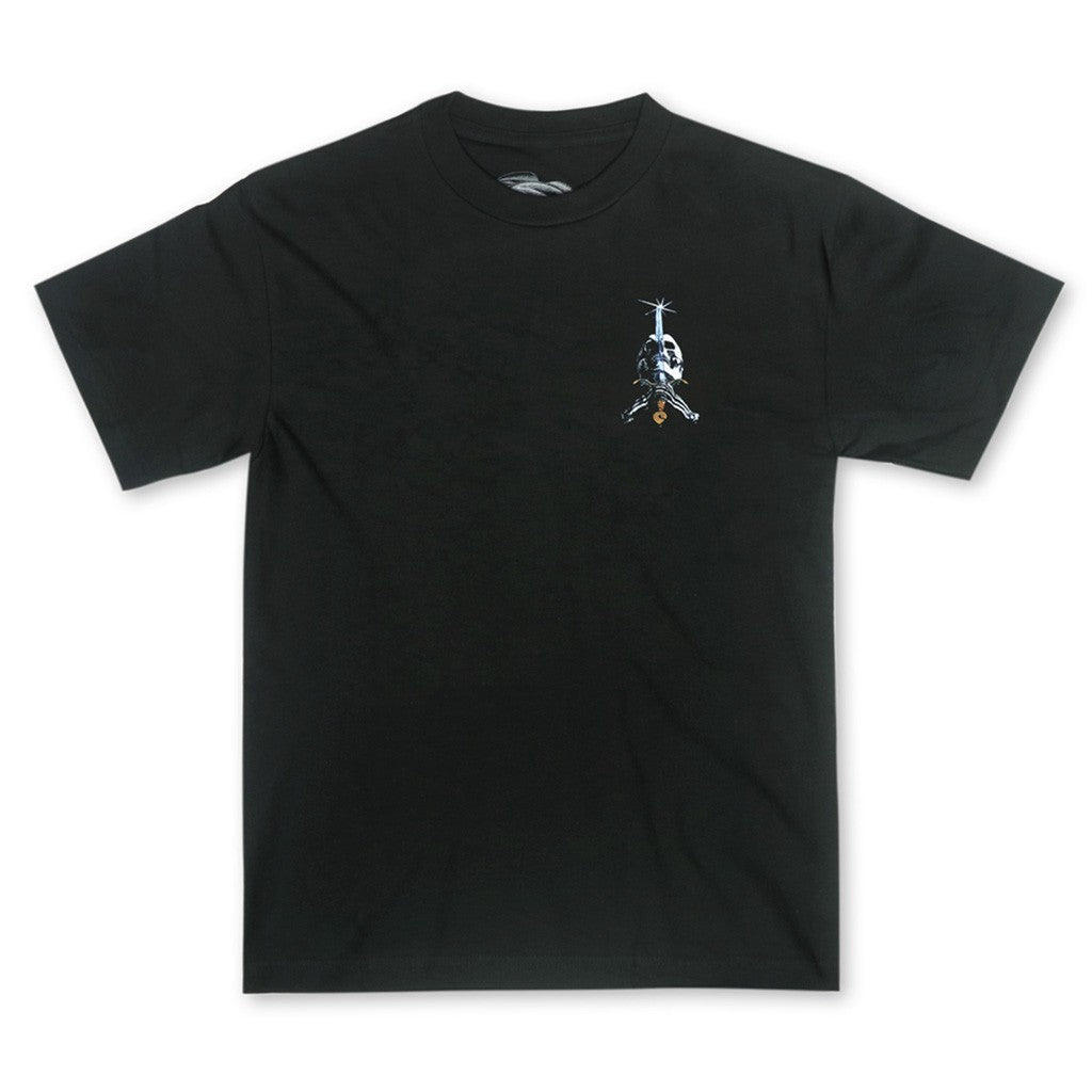 Camiseta Powell Peralta Skull e Sword - Preta