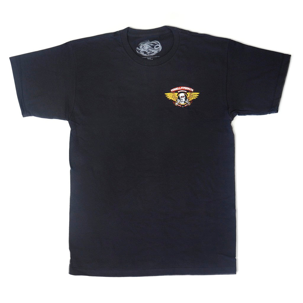 Camiseta Powell Peralta Winged Ripper - Preta