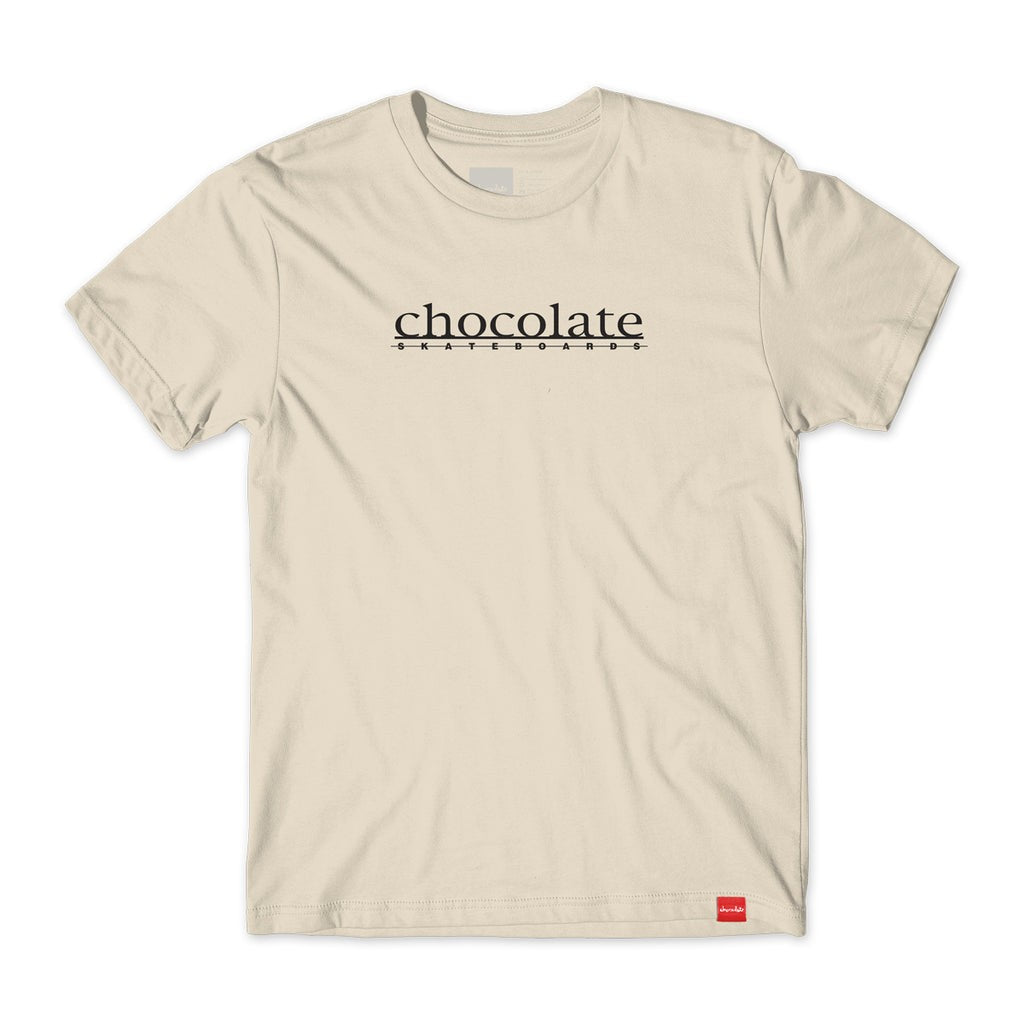 Camiseta Chocolate Skateboards Company - Bege / Preto