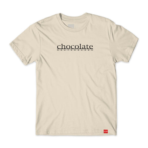 Camiseta Chocolate Skateboards Company - Bege / Preto