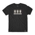 Camiseta Girl Skateboards Three Decades OG - Preto / Cinza